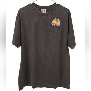 OLD GUYS RULE TROPICAL DOUBLE SIDED GRAPHIC T-SHIRT. SIZE LARGE.